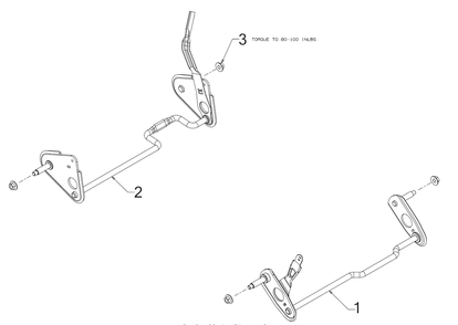 Axles Diagram and Parts List for (12AEN2S7710)(2020) Cub Cadet Lawn Mower